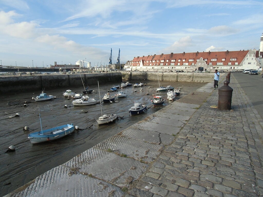 Die andere Liegeplatzmöglichkeit in Calais.