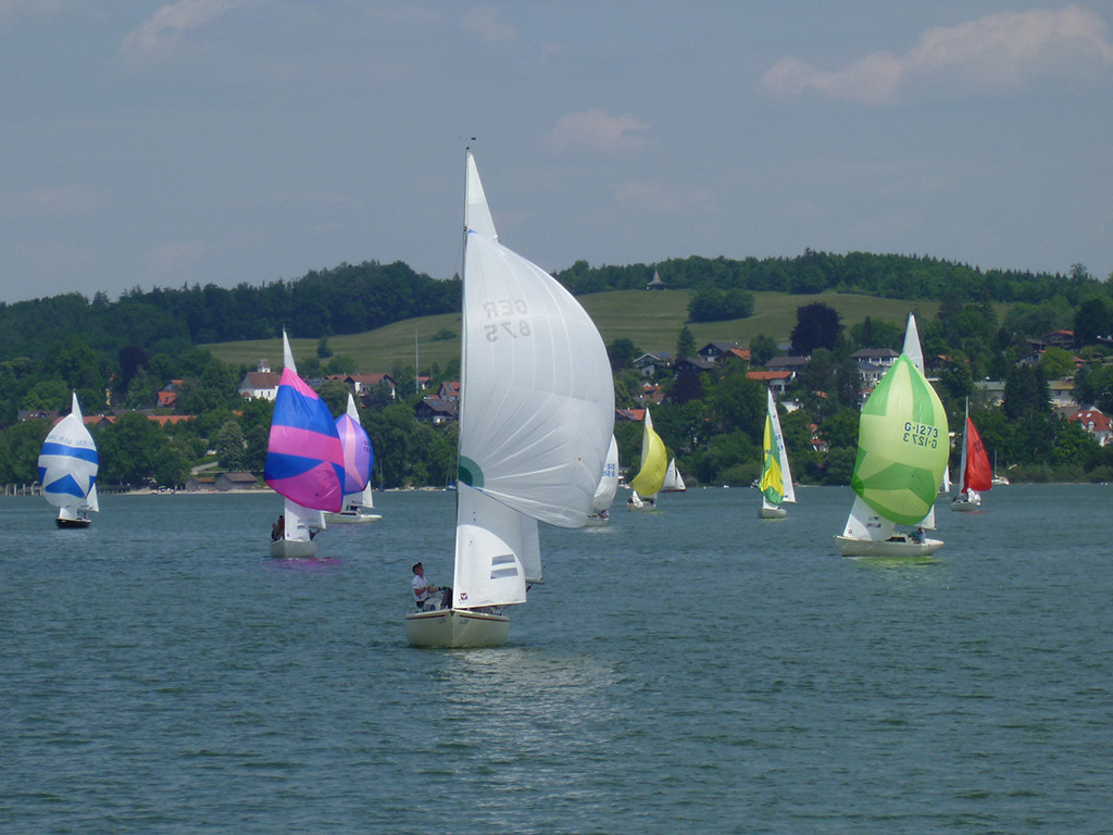 Schwache Wind am Sonntag - nervenaufreibend vor allem für die Spifahrer.