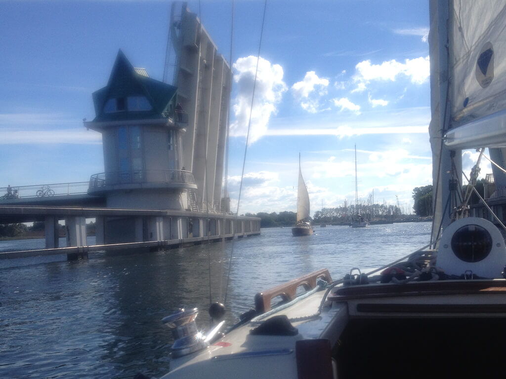 Die Klappbrücke von Kappel.