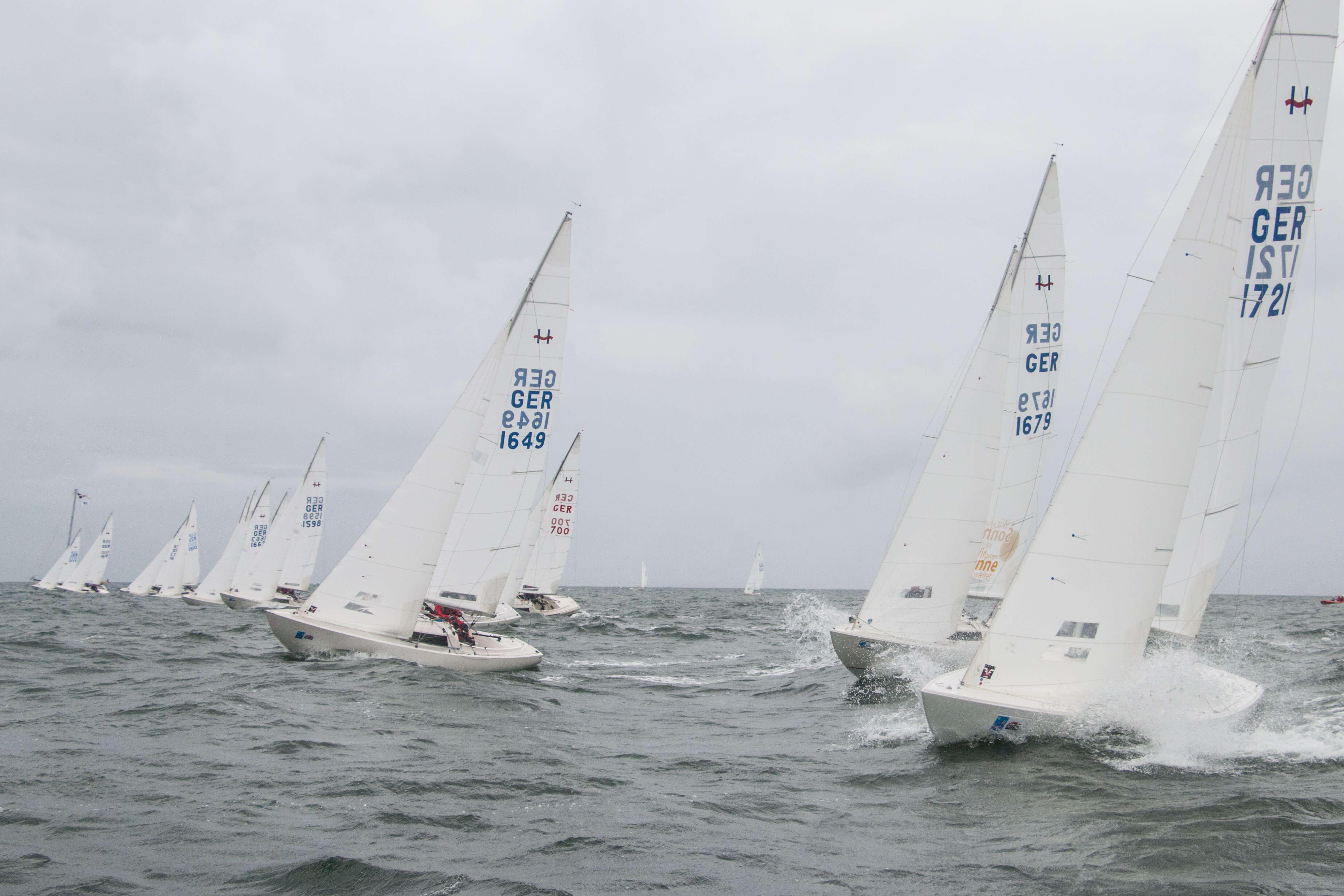 Start zur Wettfahrt.