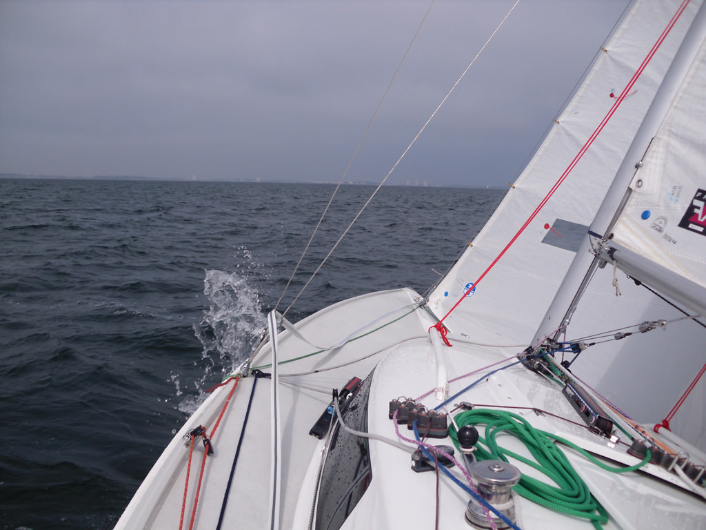 Auch auf dem H-Boot funktioniert der Pinnenpilot.