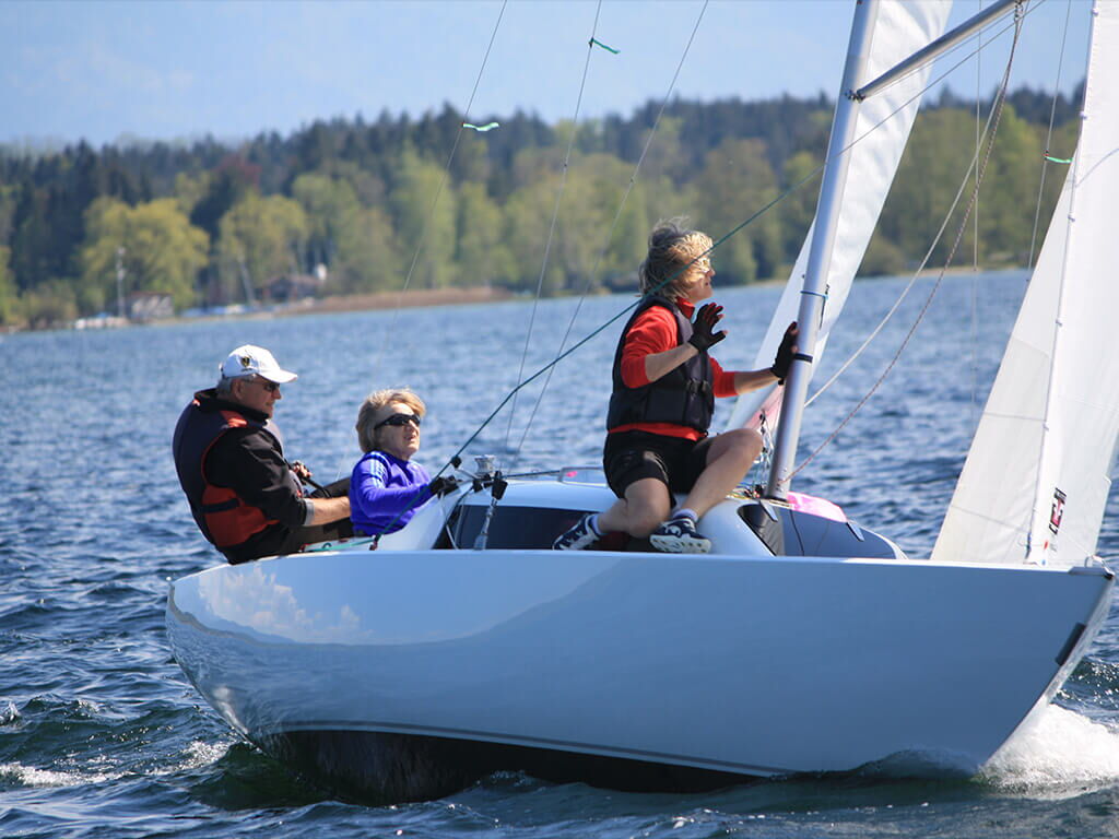 Die Crew Knut Viehweger gewinnen die 2016'er H-Boot Kanne.