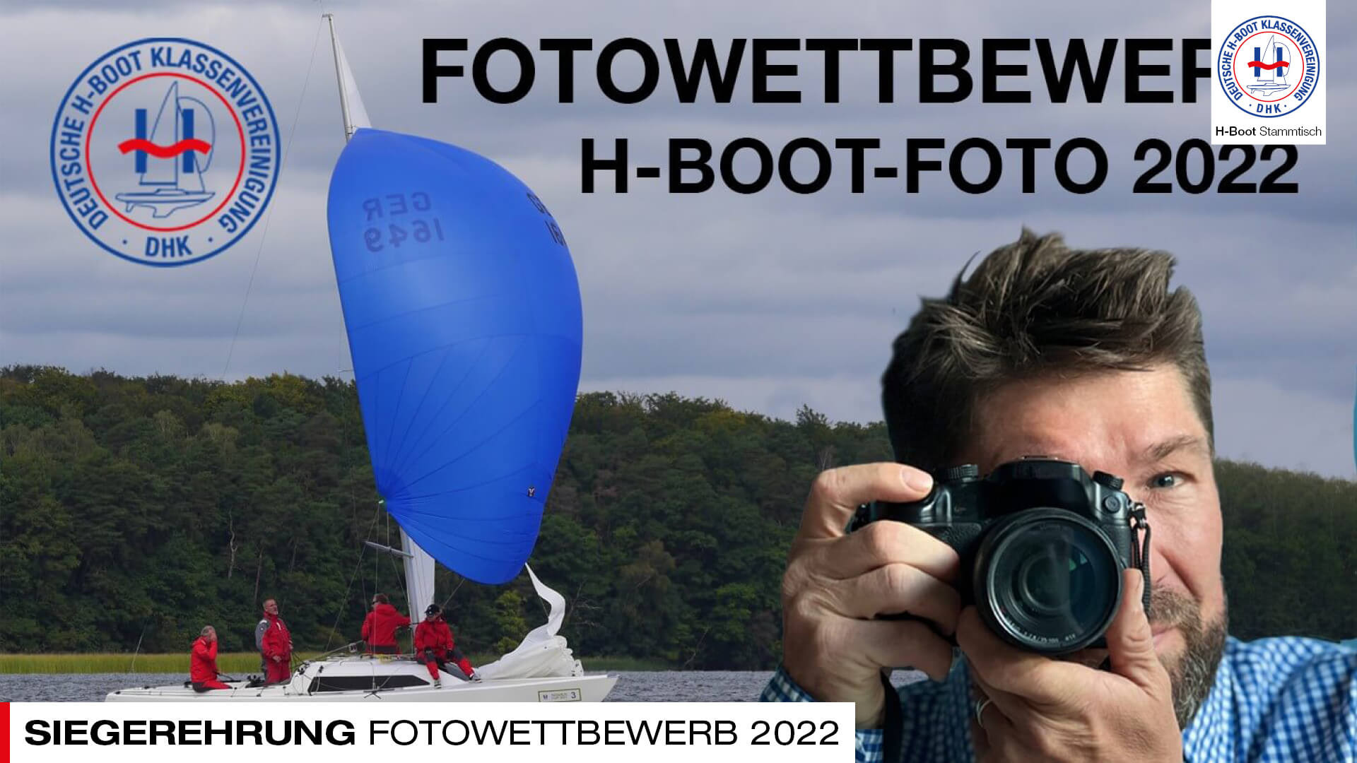 Siegerehrung des H-Boot Fotowettbewerbs 2022.