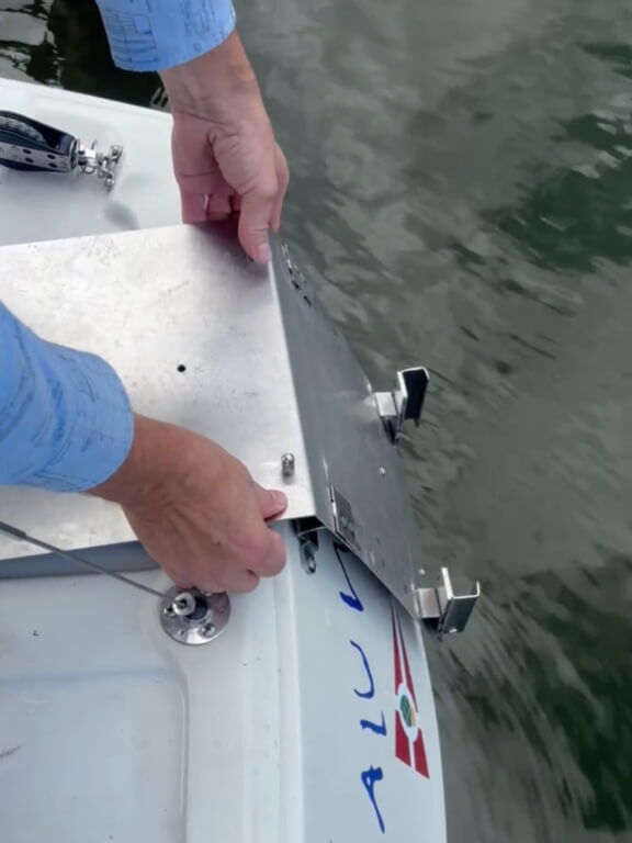 Motorhalterung für H-Boot.