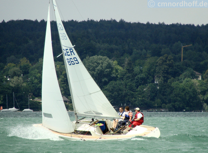 H-Boot Horst Nebel Preis 2012 : Dirk Boettcher mit seiner Crew Sven Reinhardt und Markus Steiner.