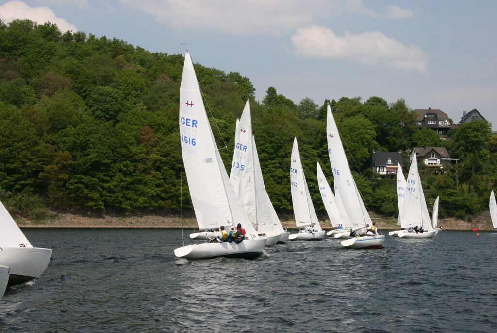 Hans Peulen auf dem Weg nach vorn.