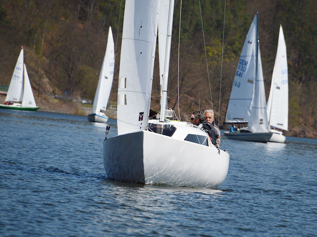 Trotz wenig Wind fanden 4 Wettfahrten statt.