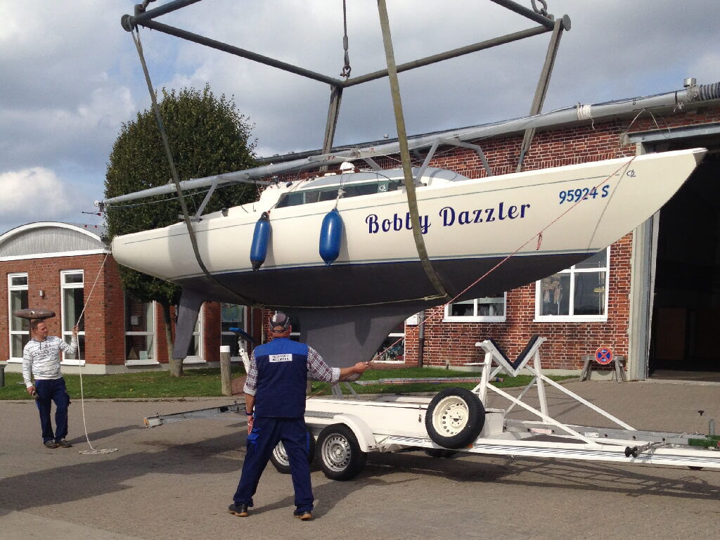 Einkranen in Großenbrode