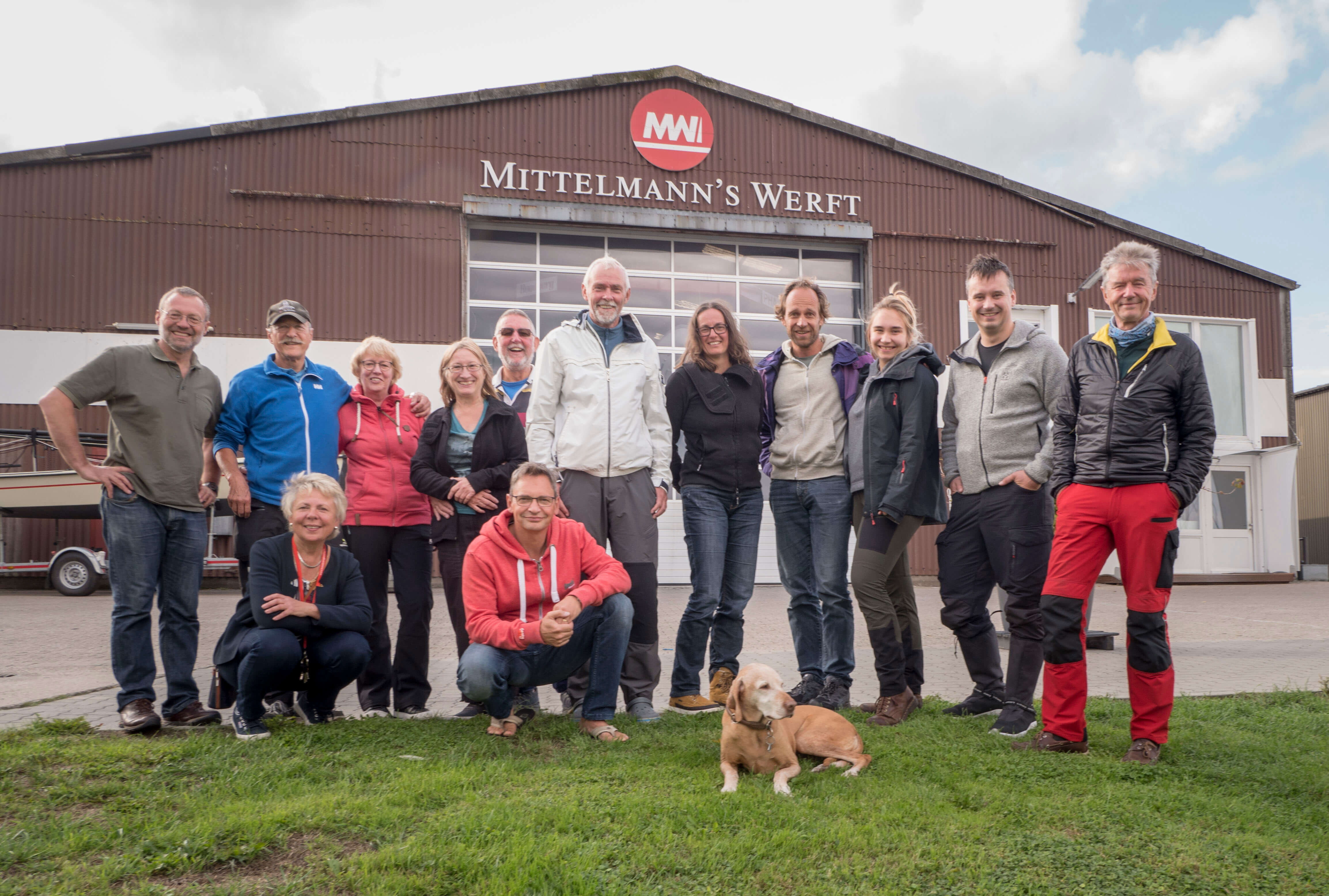 Wir starten mit bester Laune - hier fehlt Team 1stB