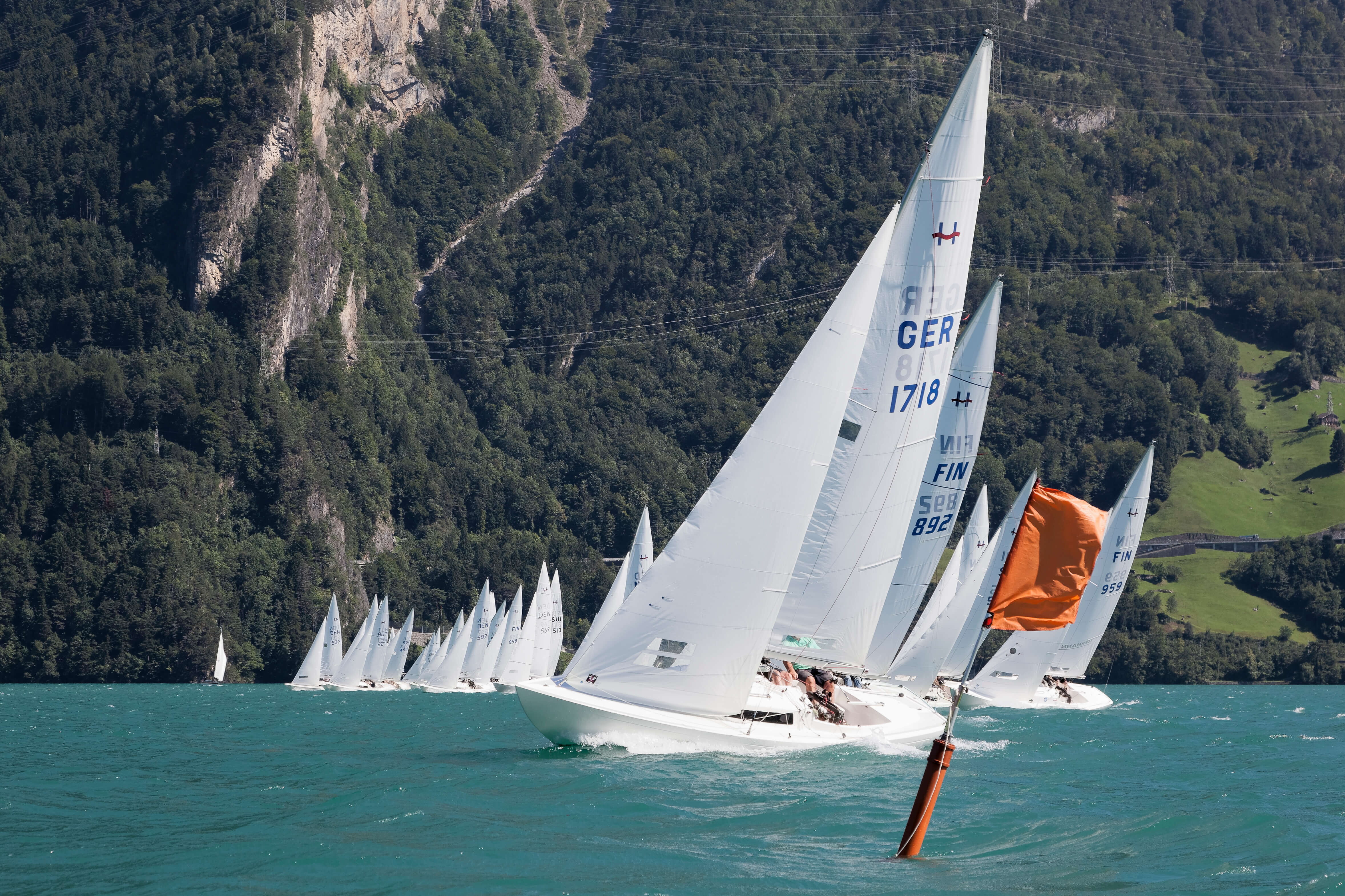 H-Boot Klassenvereinigung : Segelmotiv.