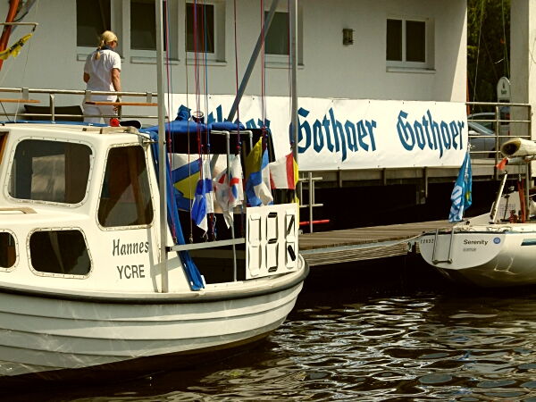 Die Ruhe vor der Regatta.