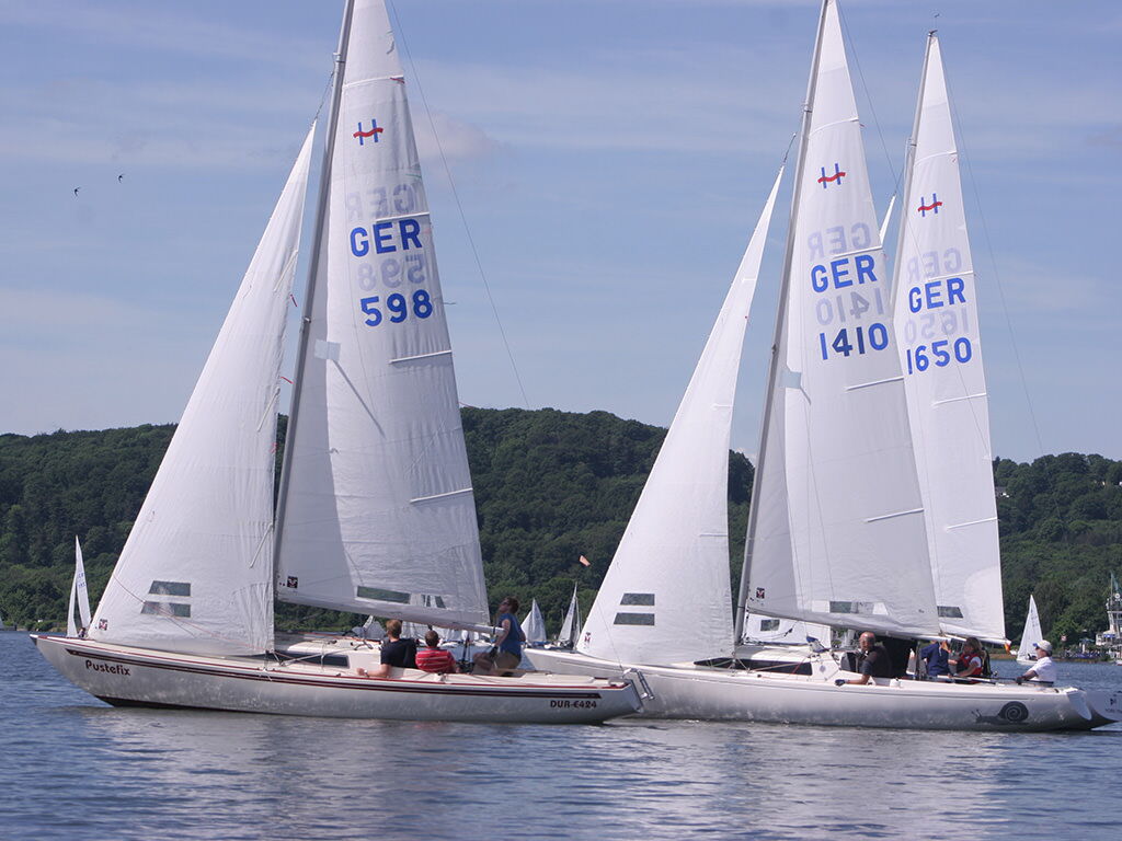 Die Jugend-Crew des ETUF: Max Gärtner, Thorsten und Thilo Habert (GER 598).