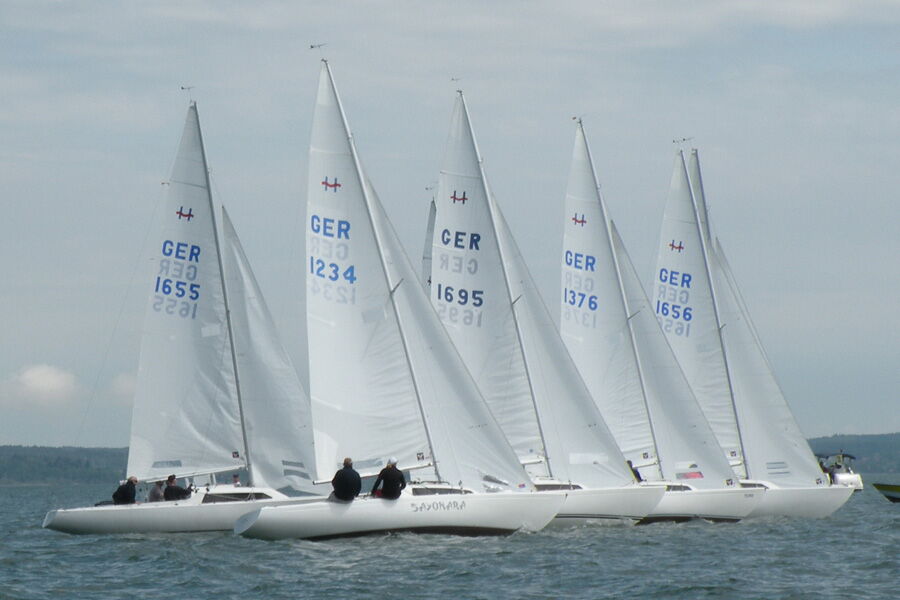 Start zur Wettfahrt.