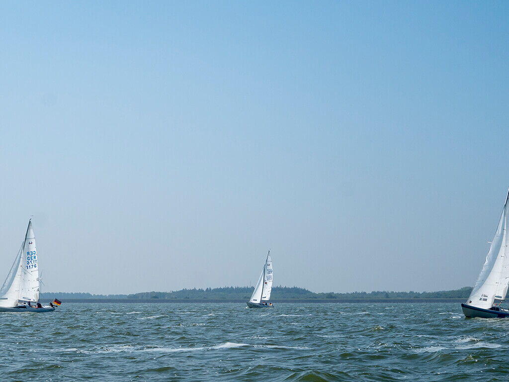 Bei frischem Wind gen Süden.