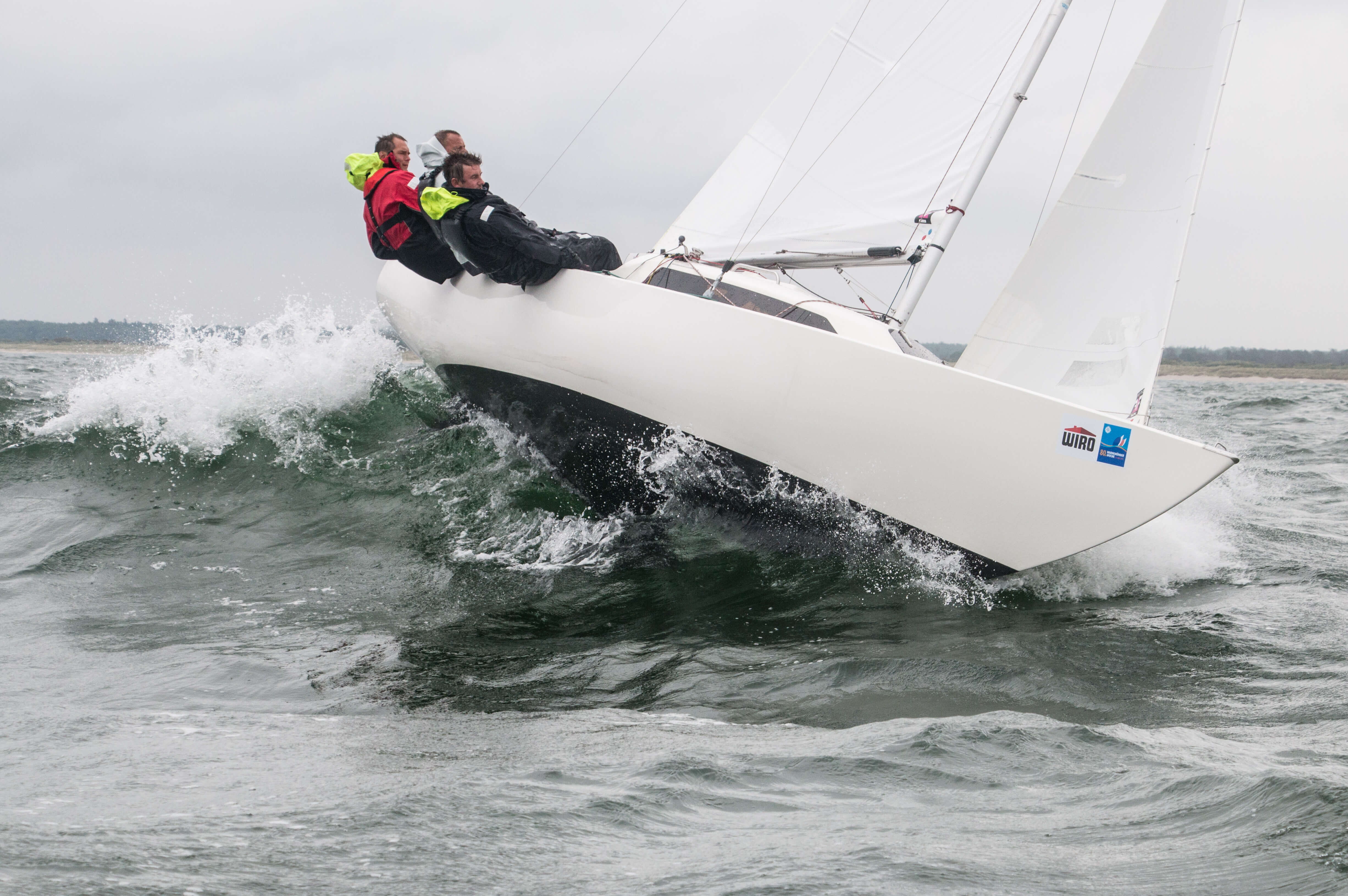 Viel Wind bei den Wettfahrten