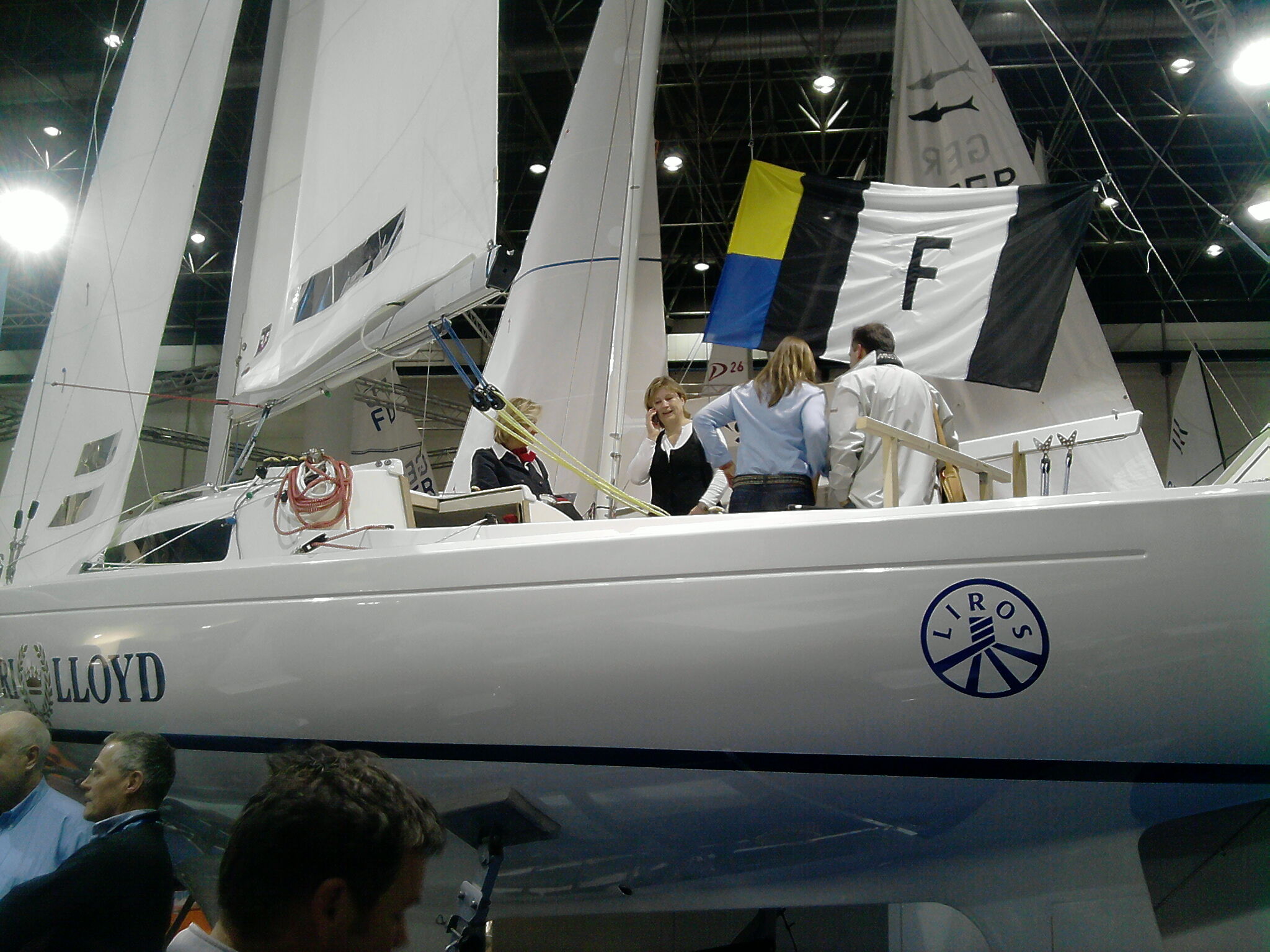 Die H-Boot Klassenvereinigung auf der Messe "boot" 2011.