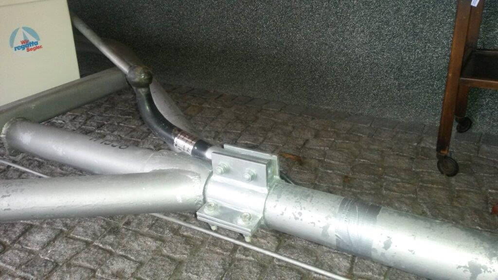 Fahrradträger für den H-Boot-Trailer