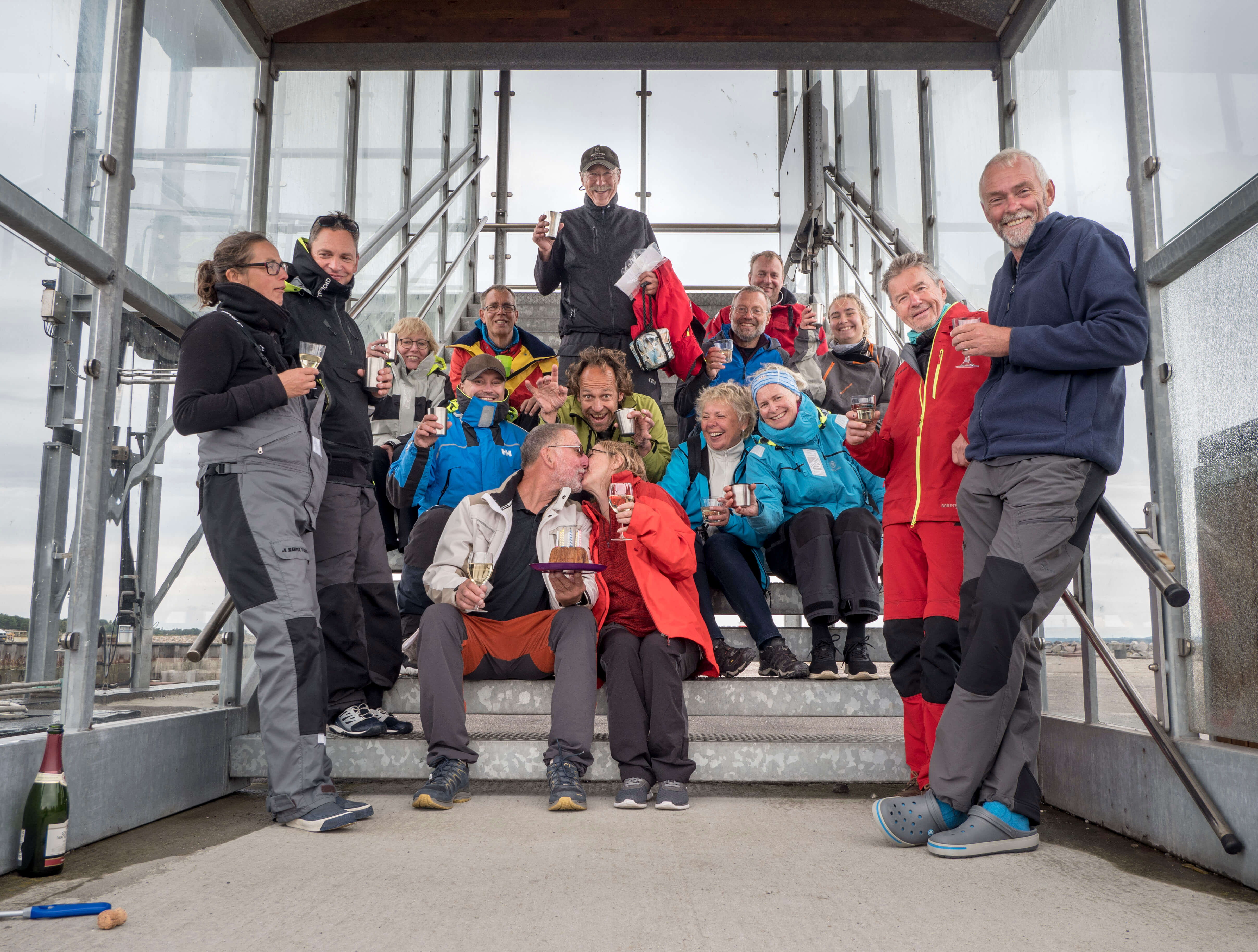Geburtstagsfeier auf H-Boot-Art