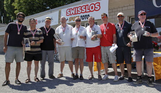 Die Siegermannschaften.