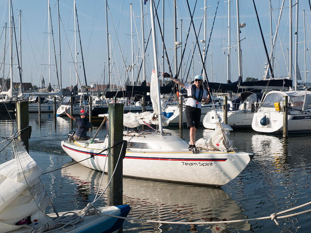 Abschied von Annette und Felix.