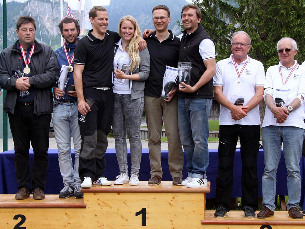 PeterZauner, Maren Bertling, Florian Drtina und Timo von Schorlemer (GER 1663) gewinnen die Int. Österreichische Staatsmeisterschaft am Traunsee.