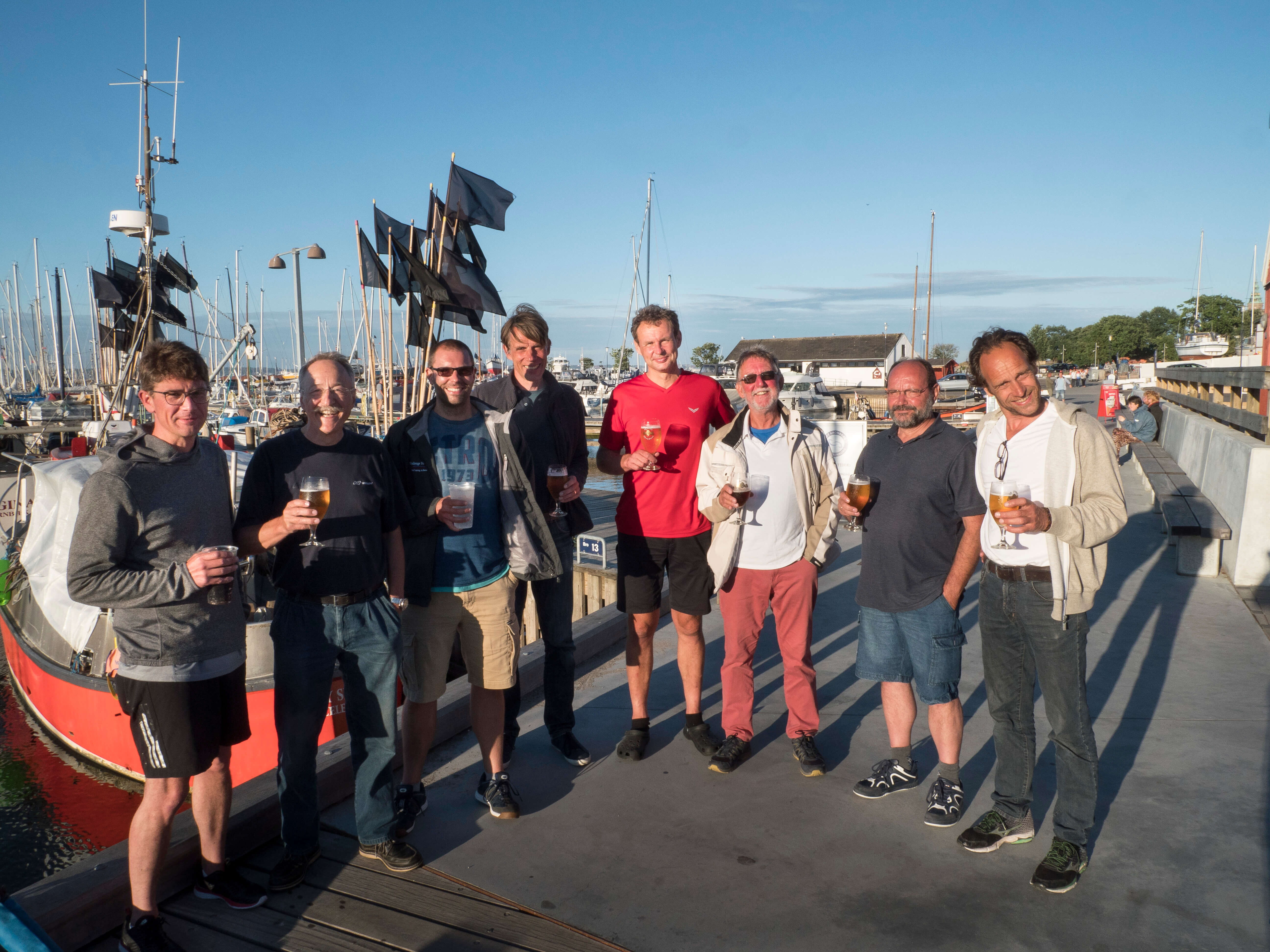 Die H-Boot Gruppe feiert IHR Rennen