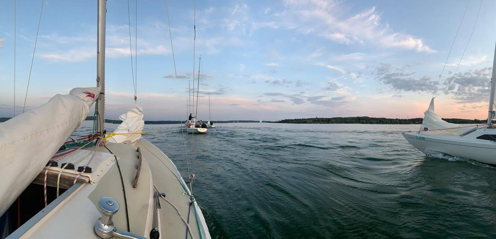 H-Boot Finale 2019 : Frühmorgentliches Schleppen ins Startgebiet