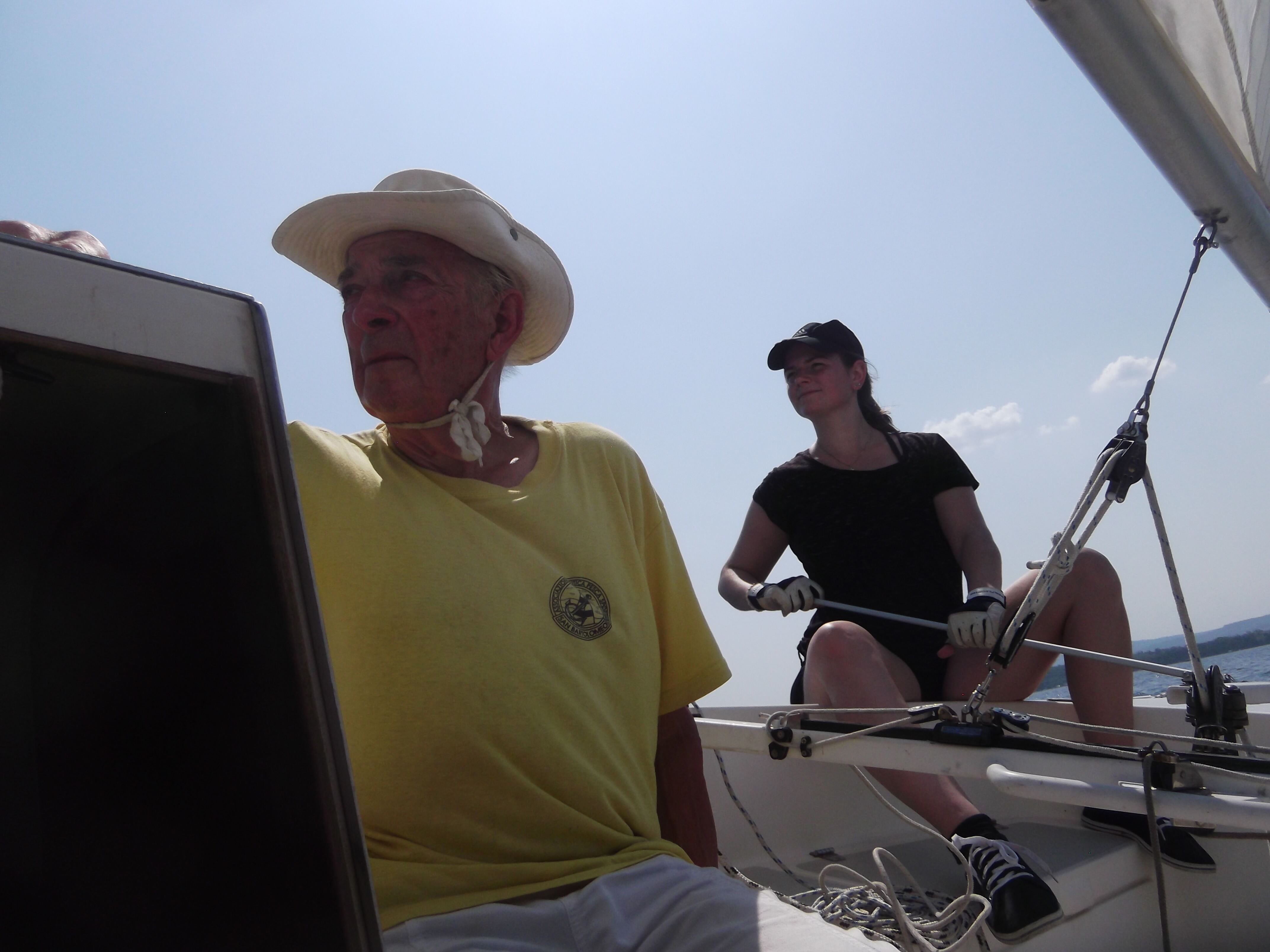 Triest : Segeln mit der Stieftochter.