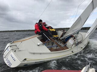 Regattatraing auf dem Wannsee