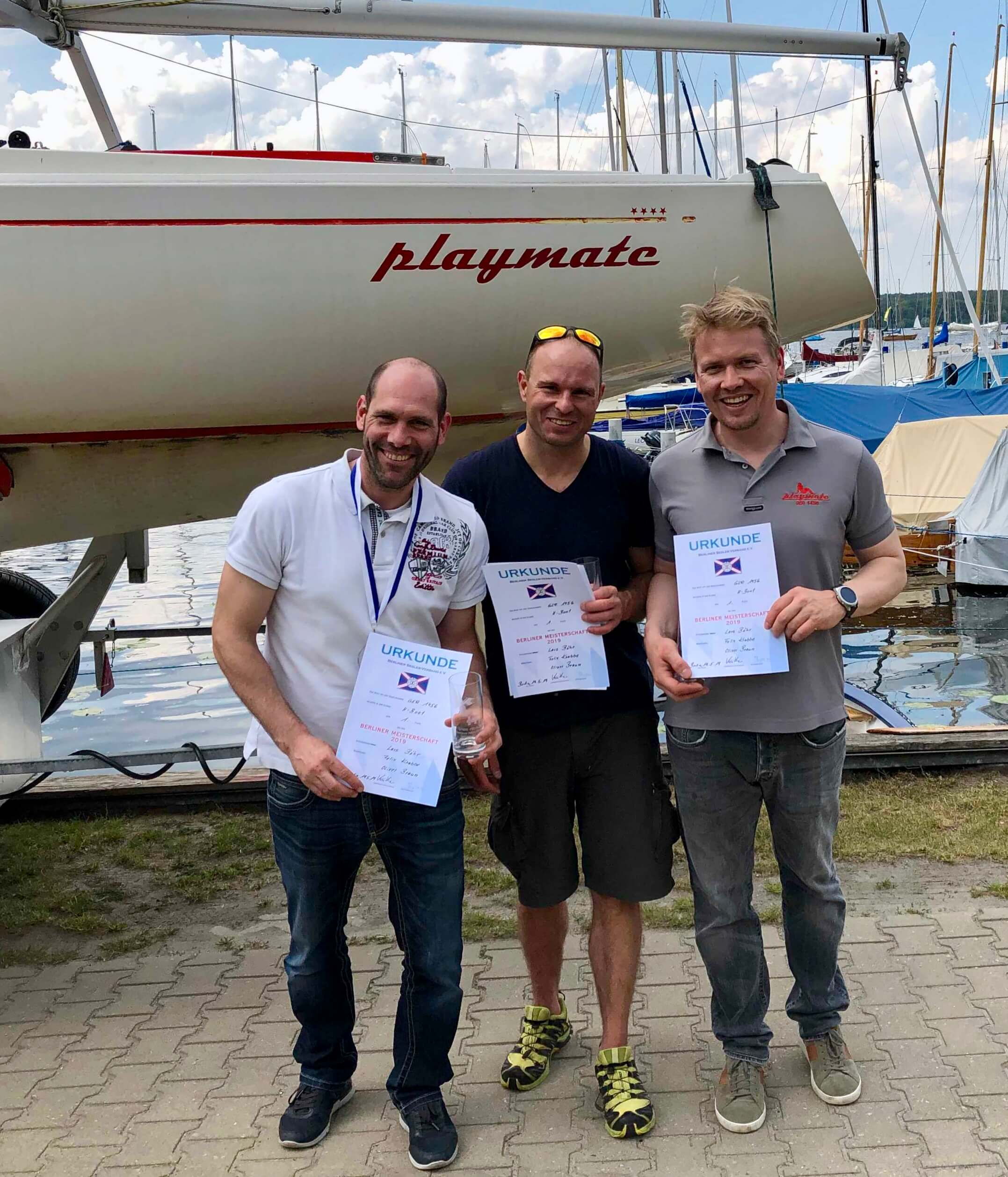 H-Boot Dr. Sparr Preis 2019: Die Sieger-Crew um Lars Bähr