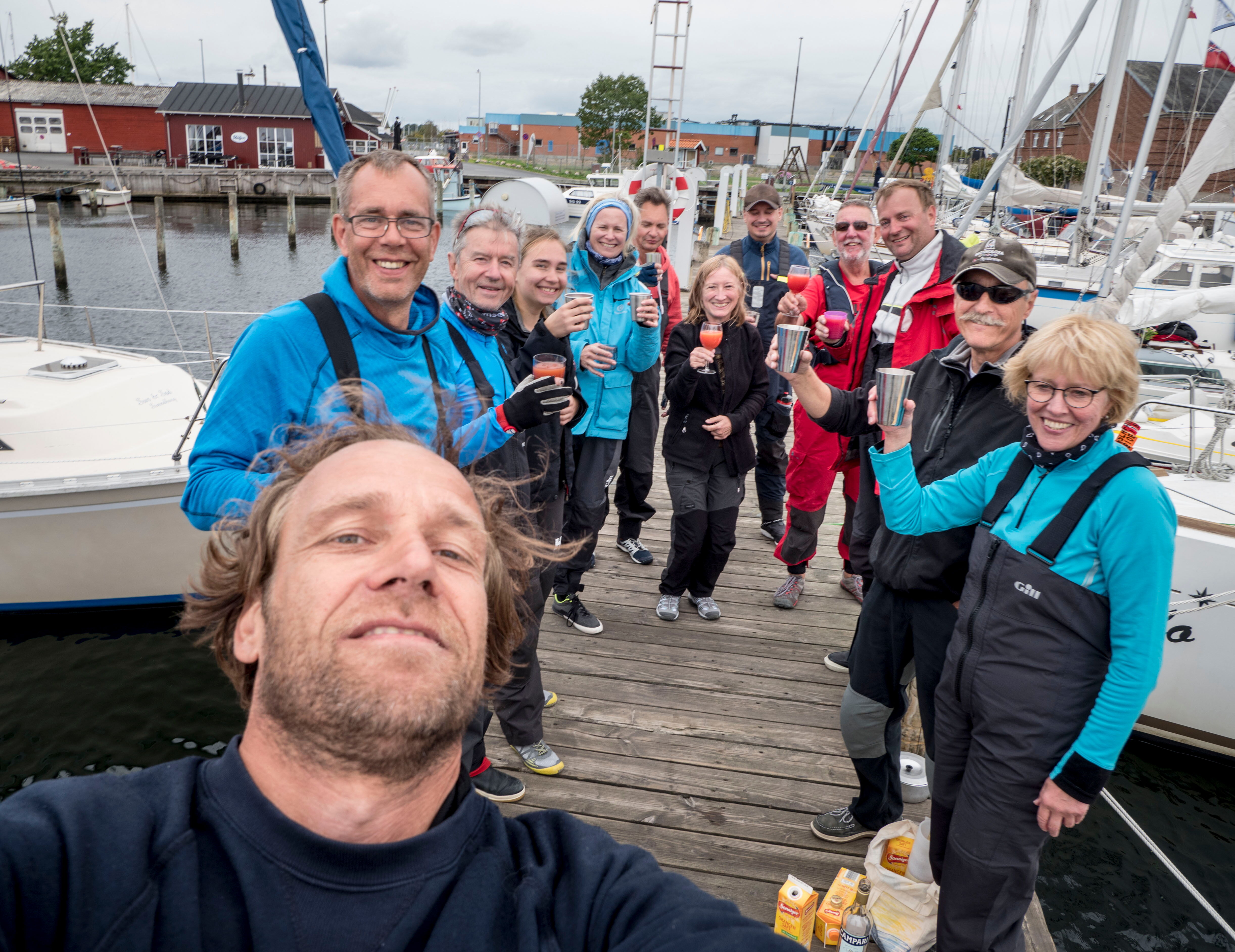 Einlaufbierchen in Faaborg - Insel Fünen